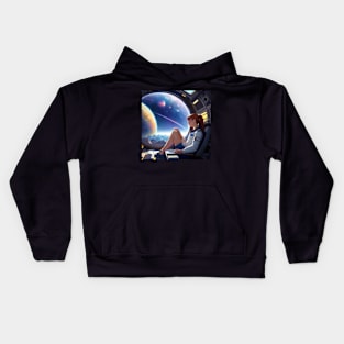 An Astronaut's Nap Kids Hoodie